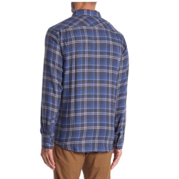 Weatherproof Plaid Print Regular Fit Flannel Shirt - Picture 2 of 5